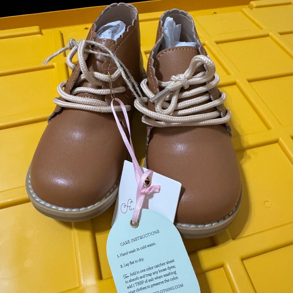 SweetHoney Tan Kids Boots